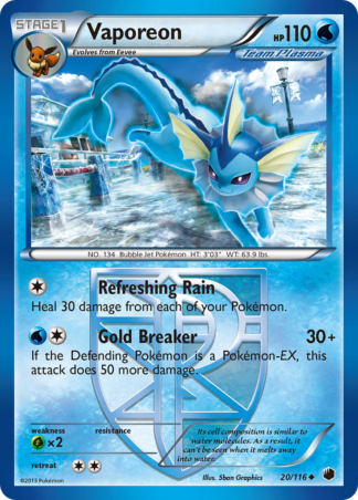 Vaporeon 20 / 116