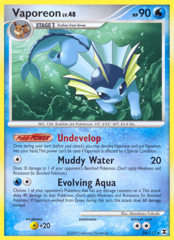Vaporeon 34 / 111