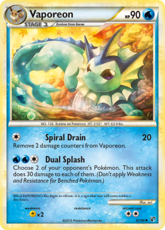 Vaporeon 41 / 90