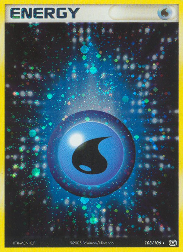Water Energy 103 / 106