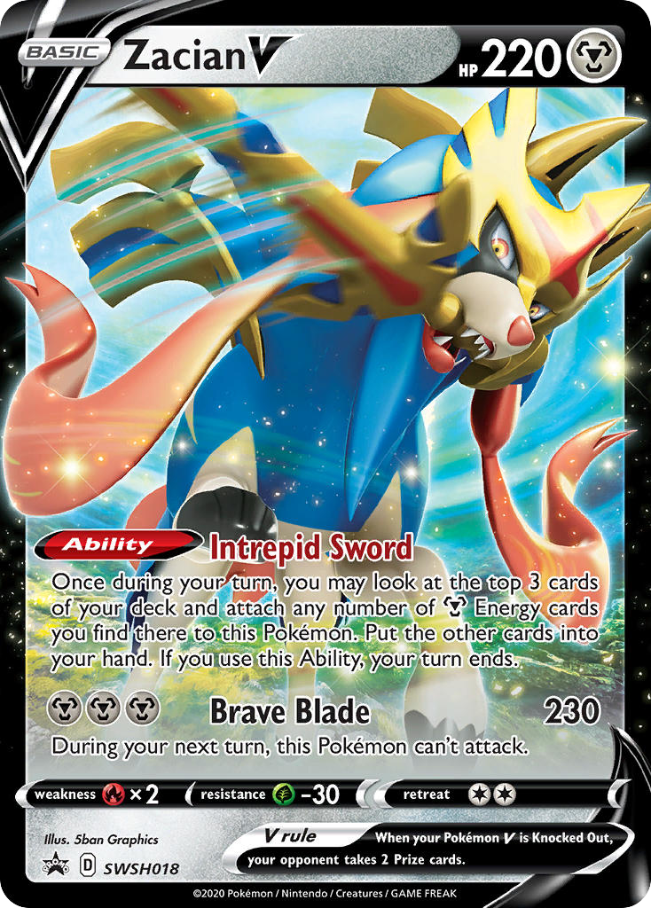 Zacian V SWSH018 / 307