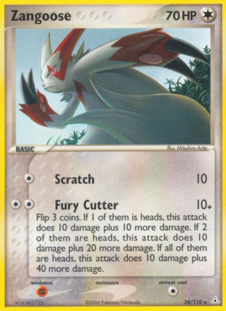 Zangoose 34 / 110
