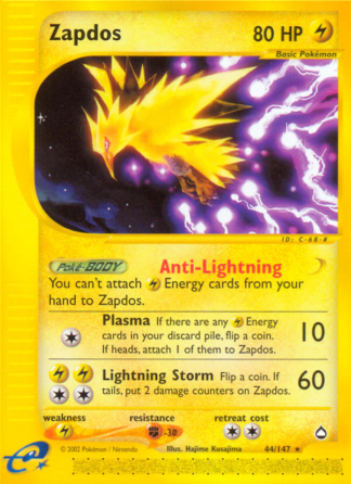 Zapdos 44 / 147
