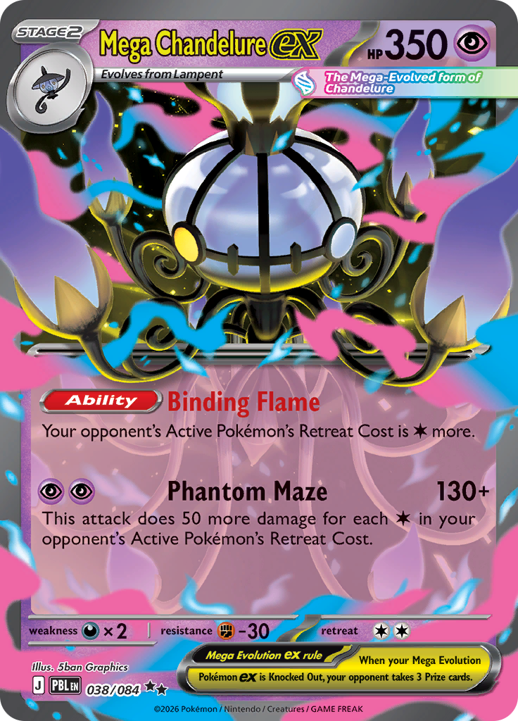 Mega Chandelure ex 38 / 120