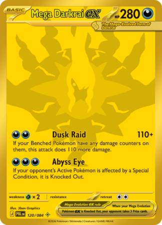 Mega Darkrai ex 120 / 120