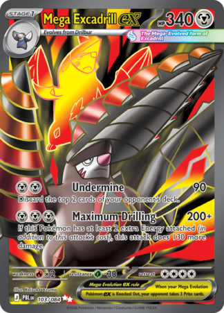 Mega Excadrill ex 103 / 120