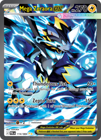 Mega Zeraora ex 114 / 120