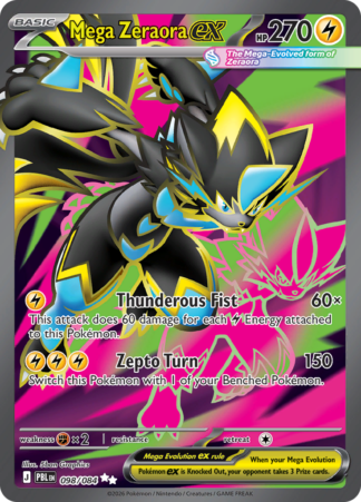 Mega Zeraora ex 98 / 120