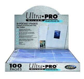 100 Ultra Pro SILVER Nine Pocket Pages