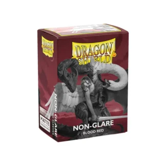 Dragon Shield - Non-Glare Standard Size Sleeves - Matte Blood Red (100 Sleeves)