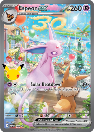 Espeon ex MEP 108 / 0